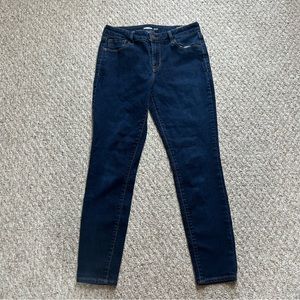 Old Navy Rockstar Super Skinny Jeans Womens 6P 6 Petite Dark Wash Stretch Denim